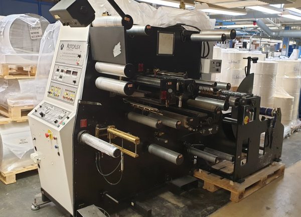 Rotoflex Machine Rotoflex VLI 330 Slitter Rewinder – Belfar Limited