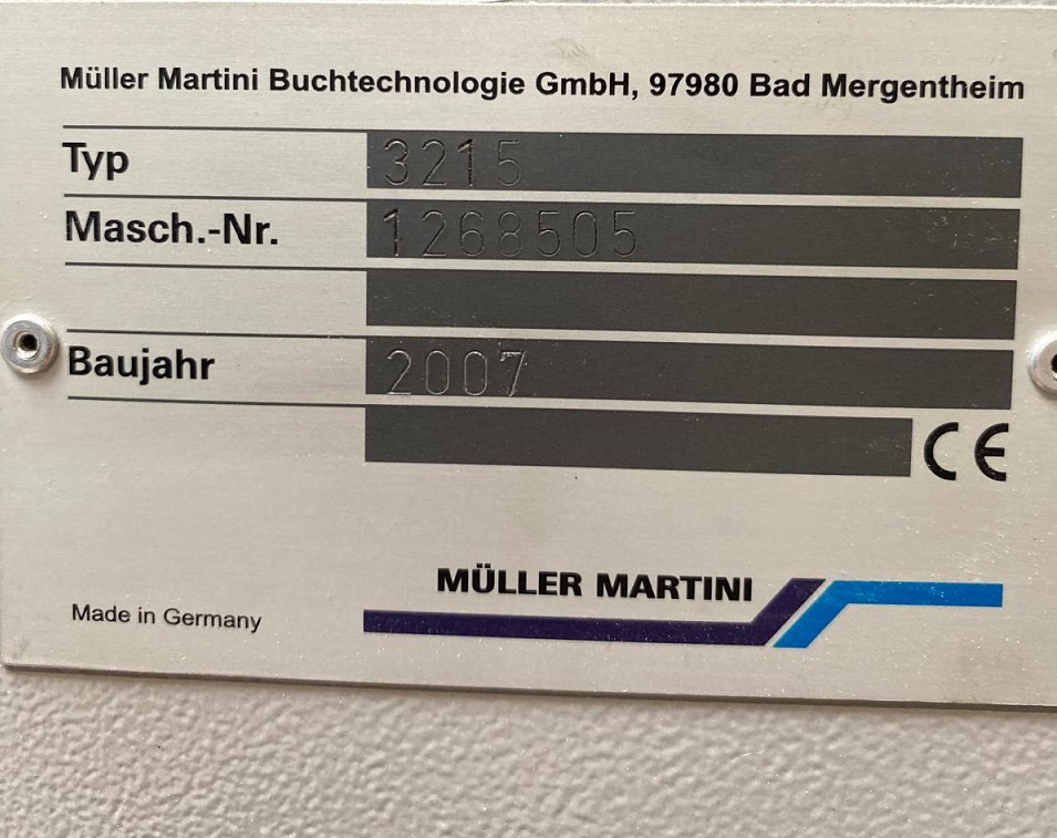 Muller Martini 3215 Ventura
