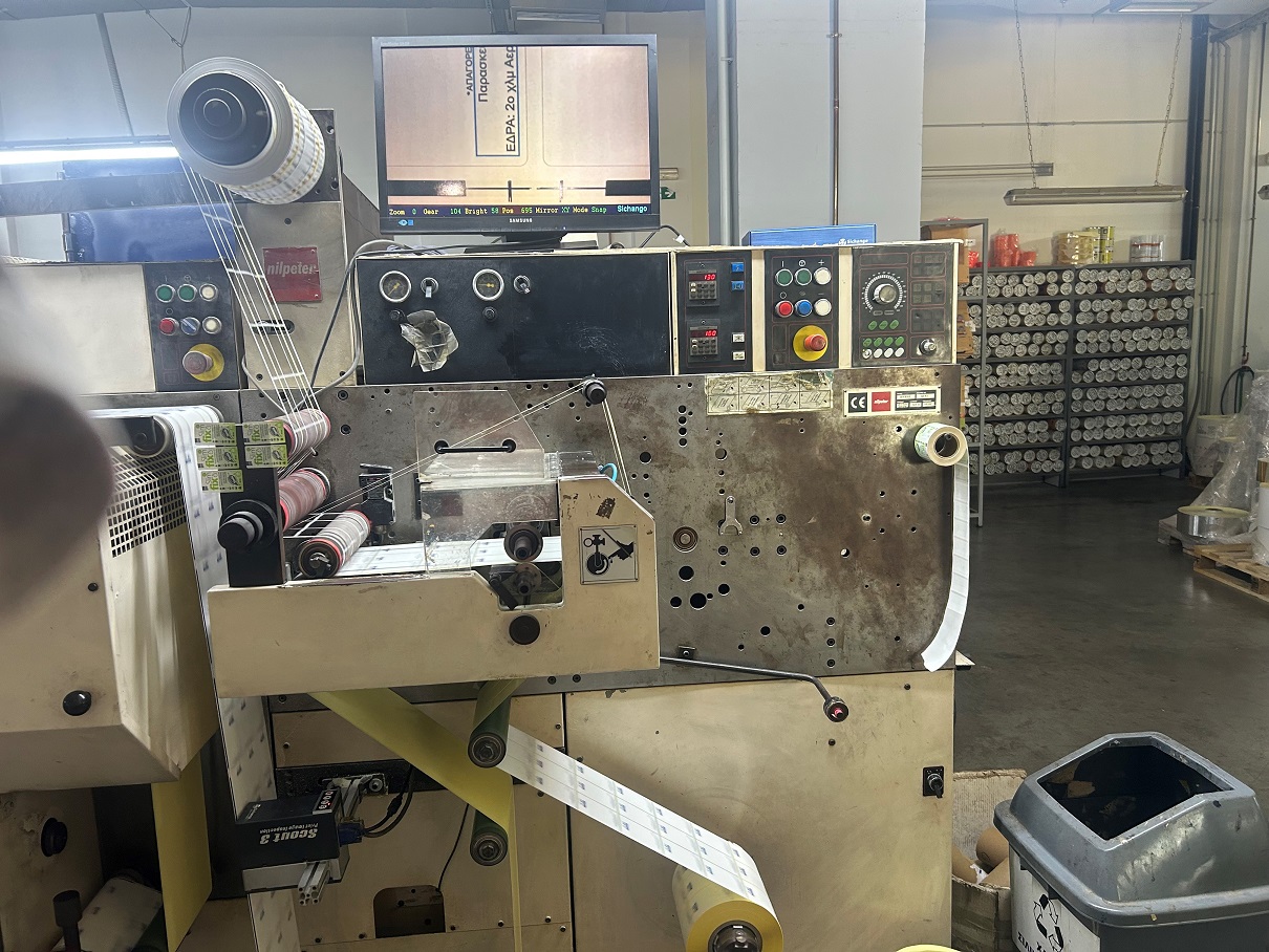 Nilpeter B200 Label Press